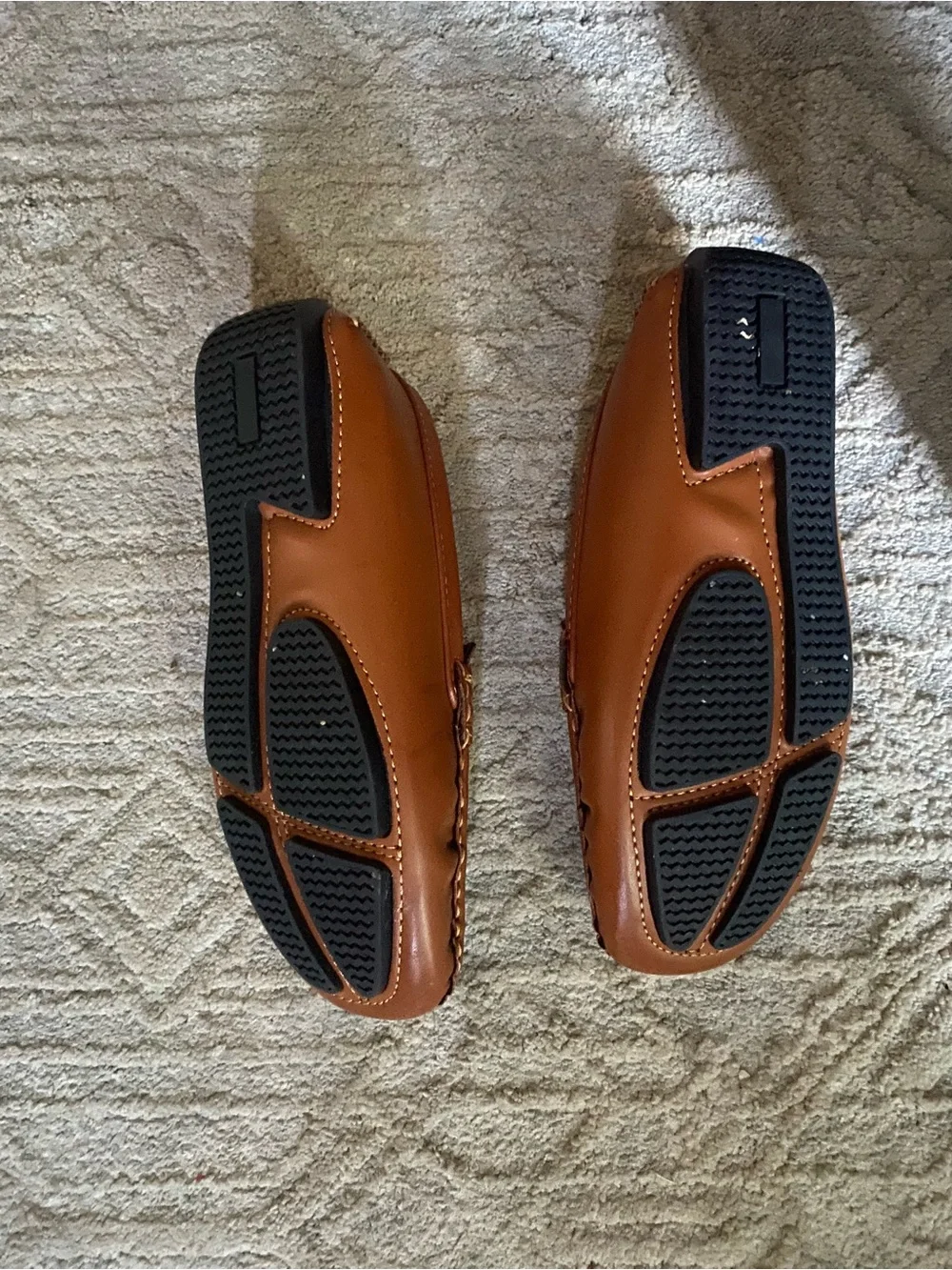 Bruno Marc Boy’s Formal Dress Shoes Tan Loafer Size 1